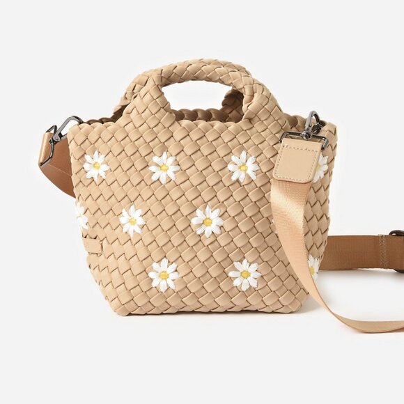 NWOT Naghedi St. Barth's Petit Daisy Tote - Limited Edition - Picture 1 of 7